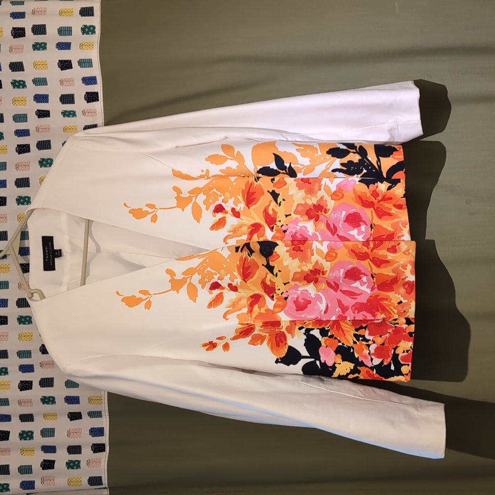 Cotton lined floral jacket